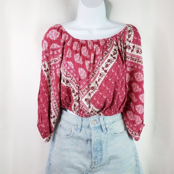 Show Me Your Mumu Lima scrunch crop top - Picture 7 of 8